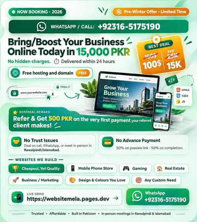 Cheapest/VFM/Business/Customizable/Store/Phone/On-Demand Websites