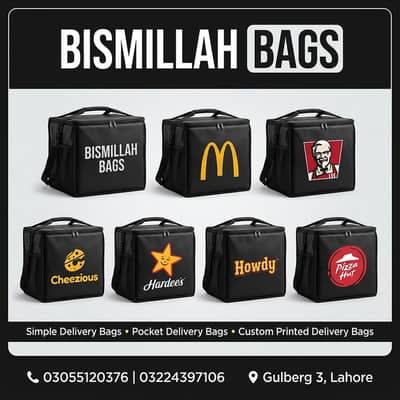 Rider Delivery Bags / Food Delivery Bags / Fast Food Delivery Bags