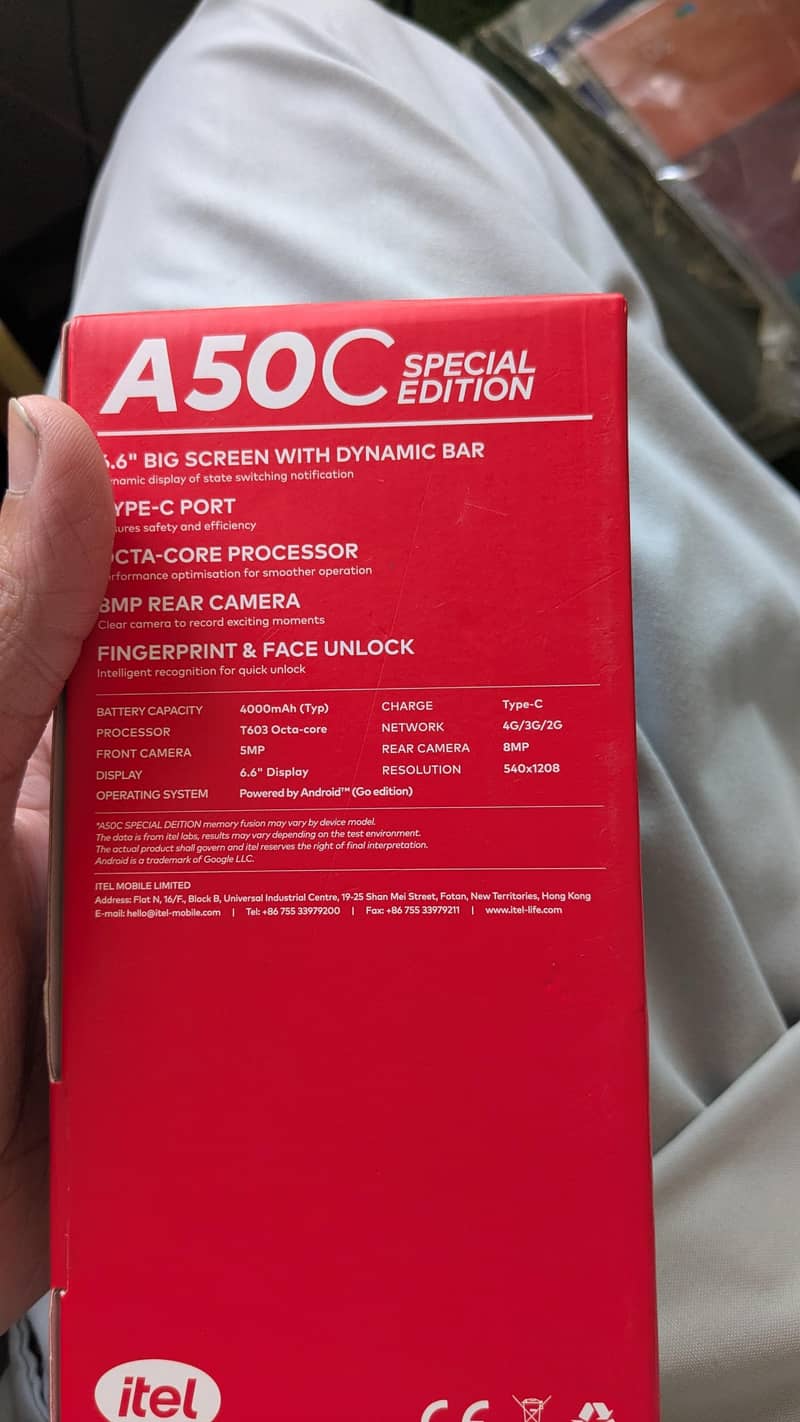 Itel A50C 1