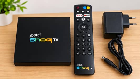 PTCL SHOQE TV BOX