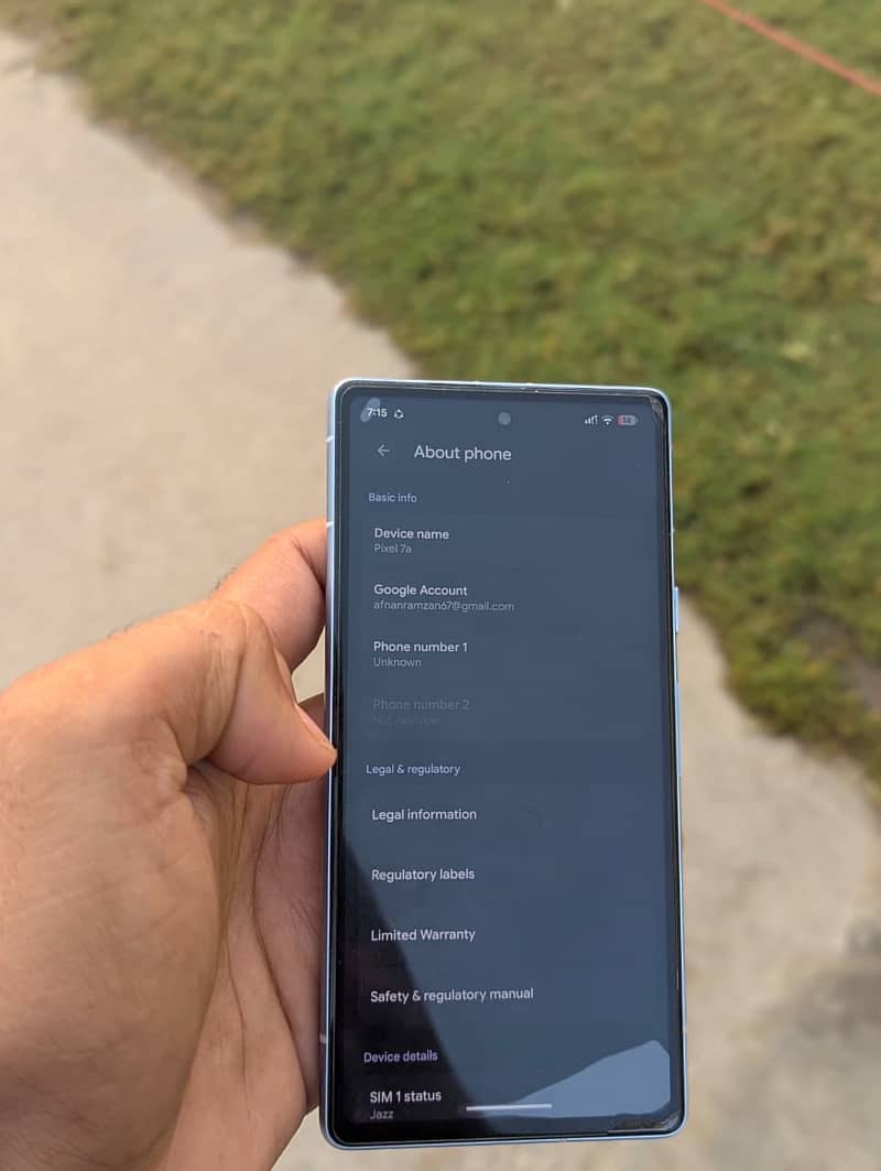Google Pixel 7a 4
