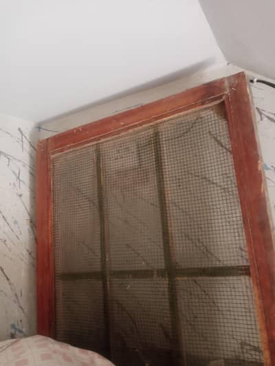 wood net door