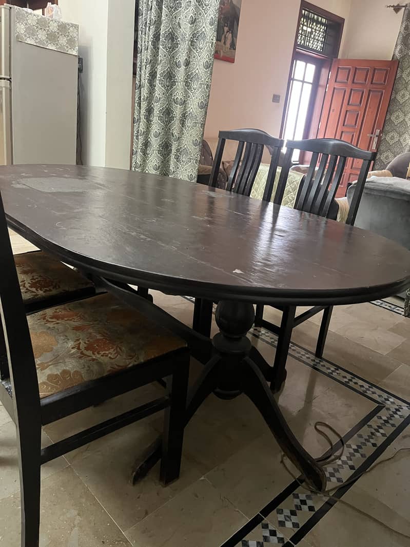 Dining table with 4 chairs 1