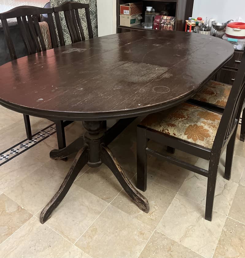 Dining table with 4 chairs 2