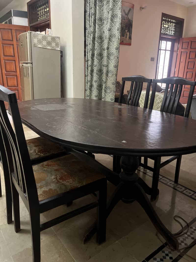 Dining table with 4 chairs 4