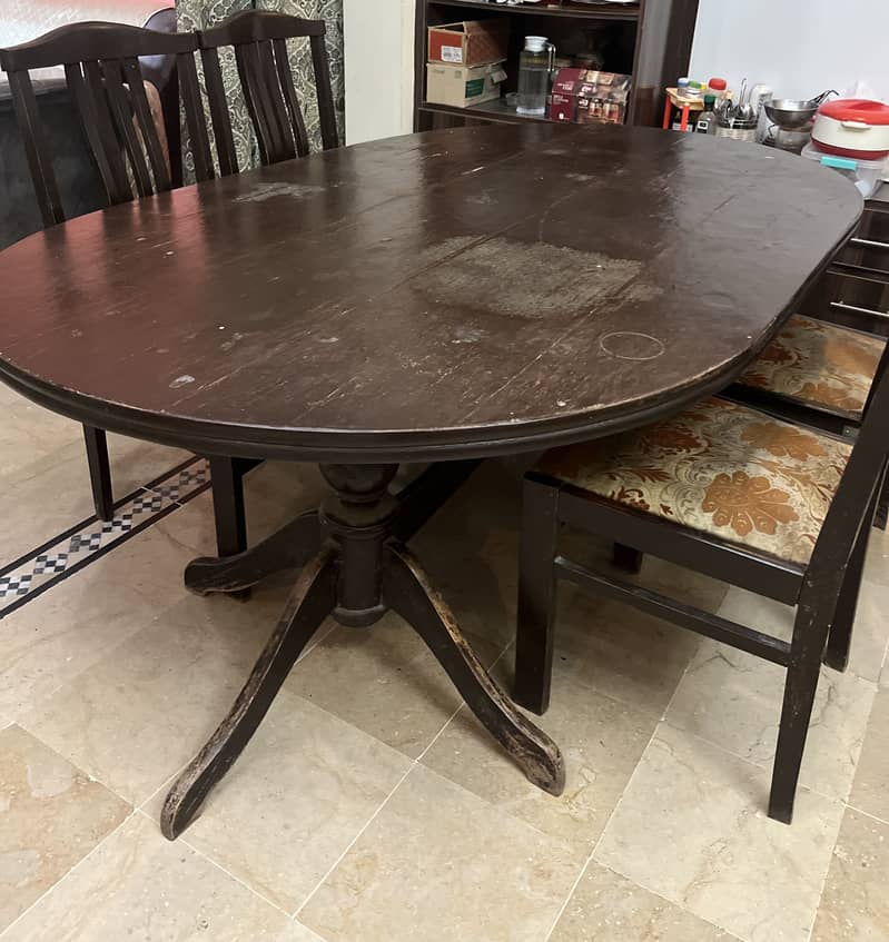 Dining table with 4 chairs 5