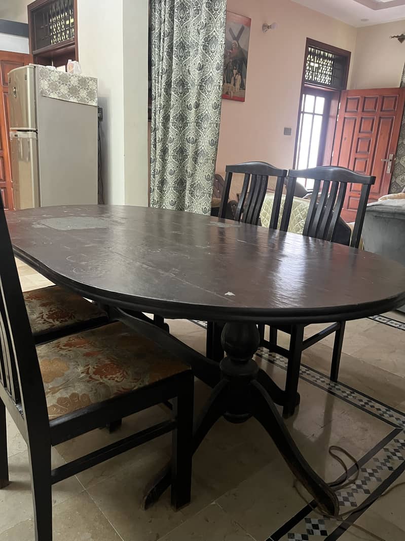 Dining table with 4 chairs 6