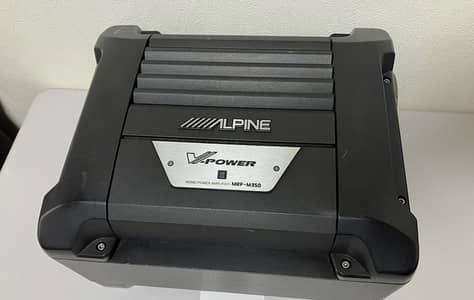 ALPINE MRP-M350 Mono Class D Car Amplifier with Subwoofer V-Power