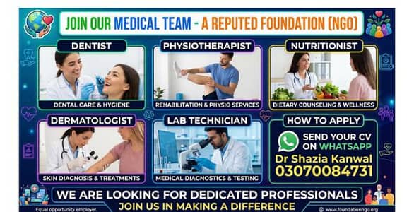 doctor required in different categories