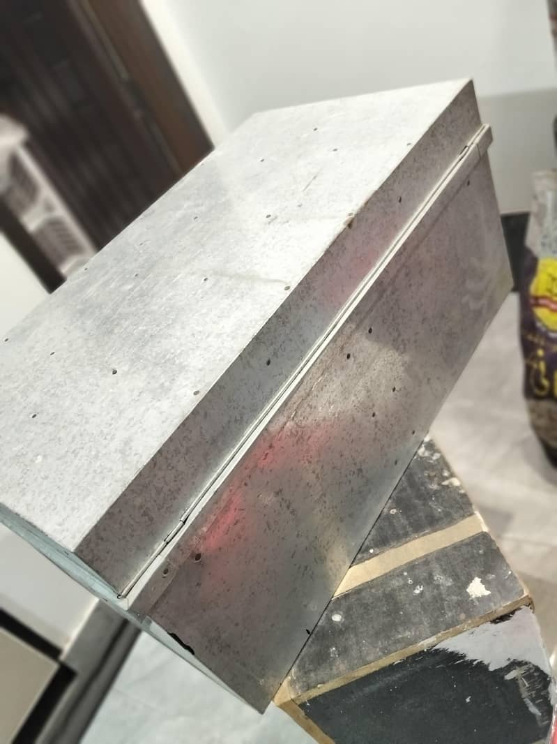metal box . 4