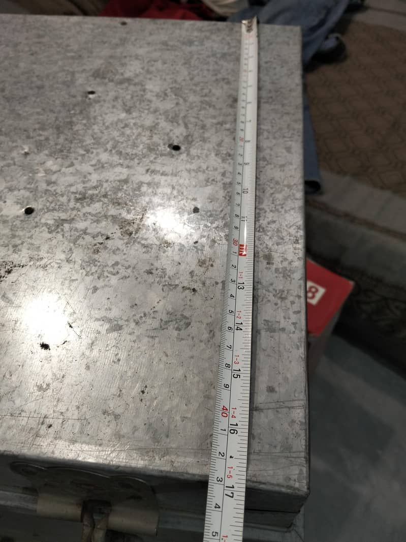 metal box . 6