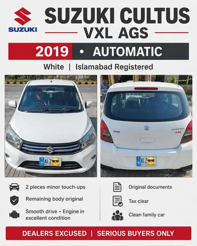 Suzuki Cultus VXR 2019 Automatic / AGS