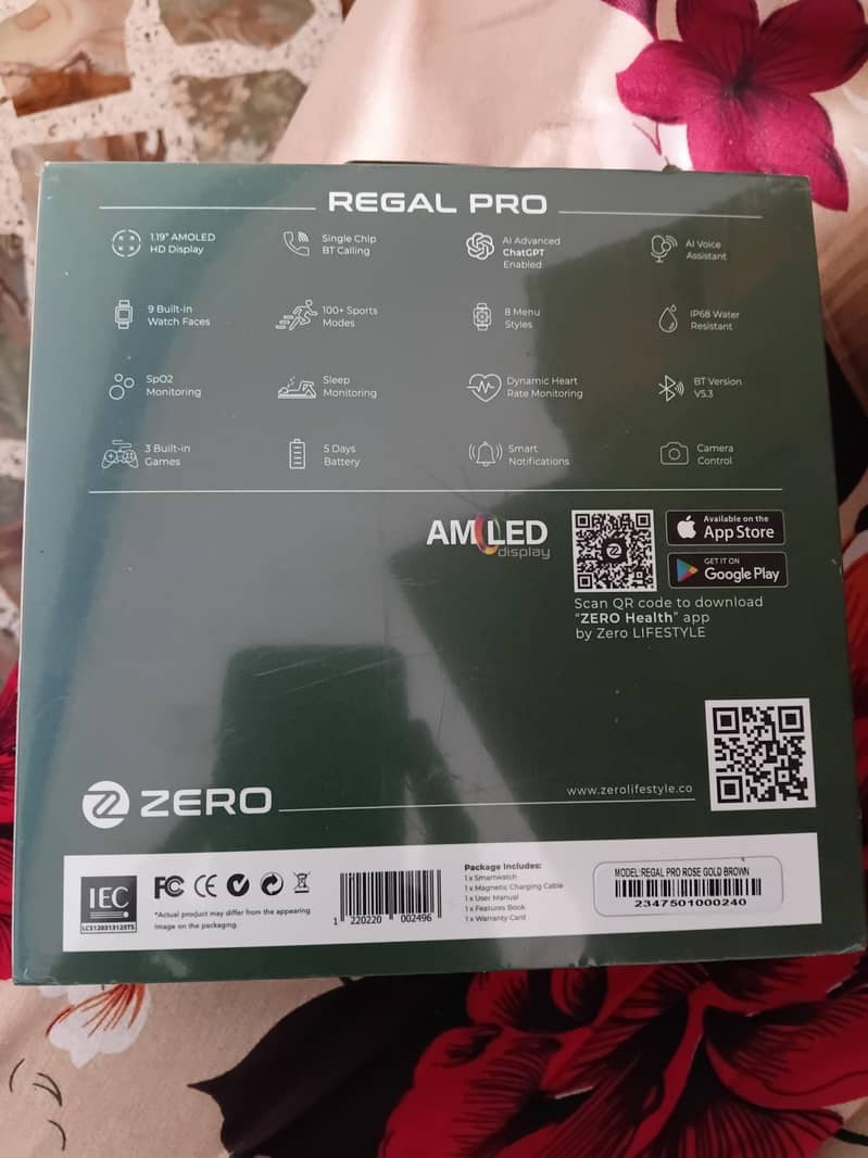 zero regal pro AI smartwatch 2