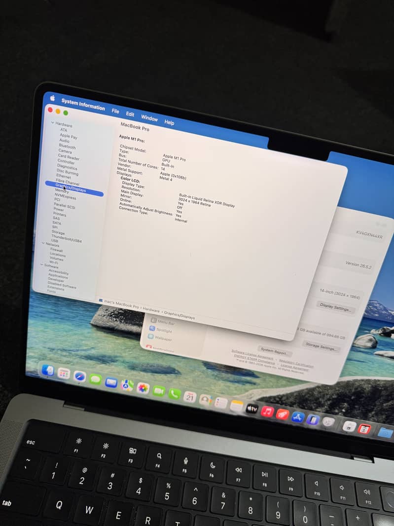 Macbook Pro M1 Pro 9