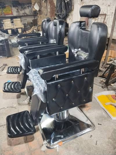 Barber chair/Cutting chair/ Shampoo unit/Trolly/Saloon Furniture.