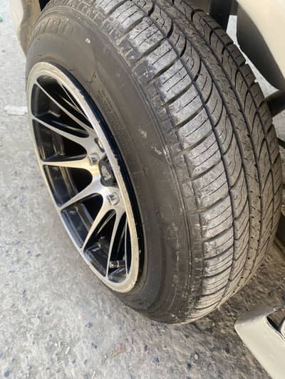 Rim tyre sports good condition