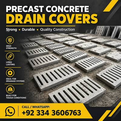 Precast Concrete Drain Covers For Sale RCC Drain Covers For Roads