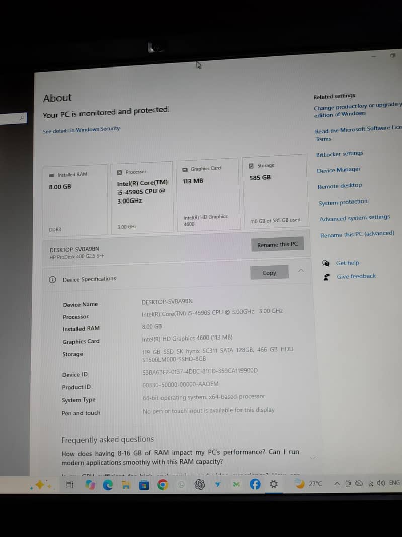 hp pro desktop 0