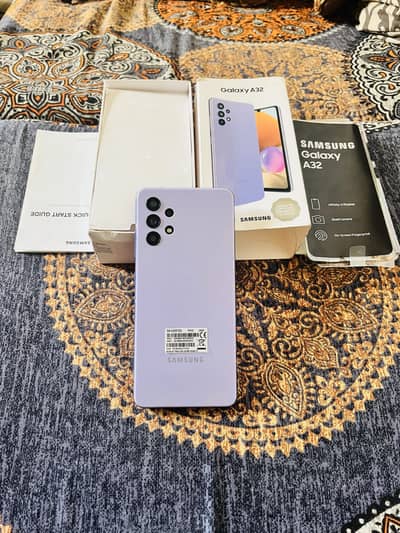Samsung Mobile A32 6/128 with complete accosseriese