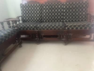 Solid Tali wood Sofa