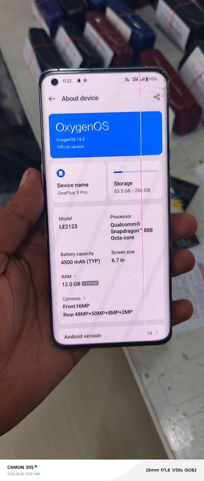 One Plus 9 Pro  12gb 256 gb