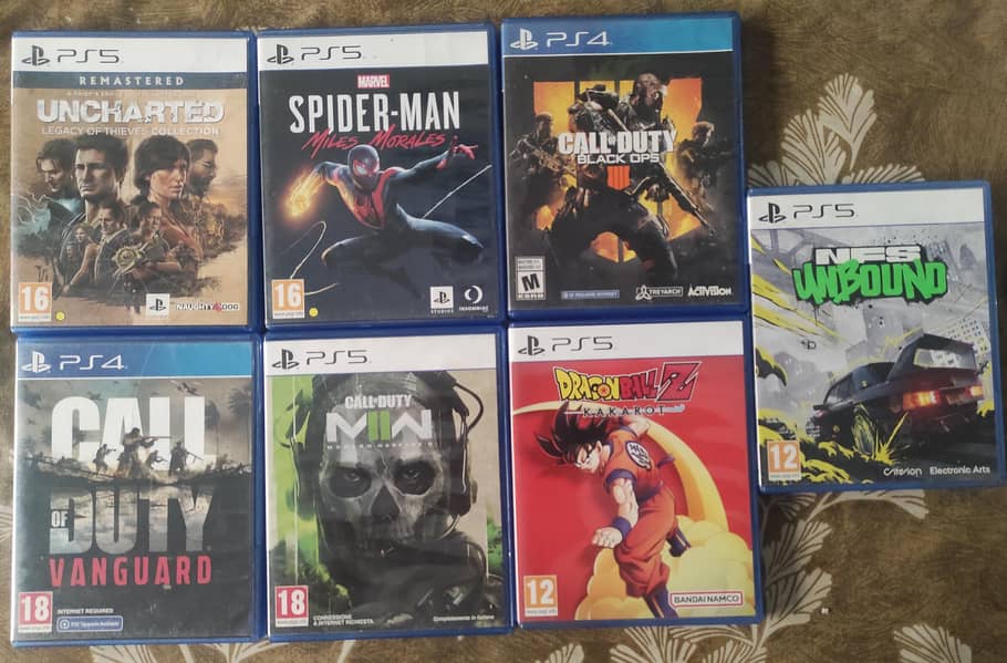 PS5 like new games 7
