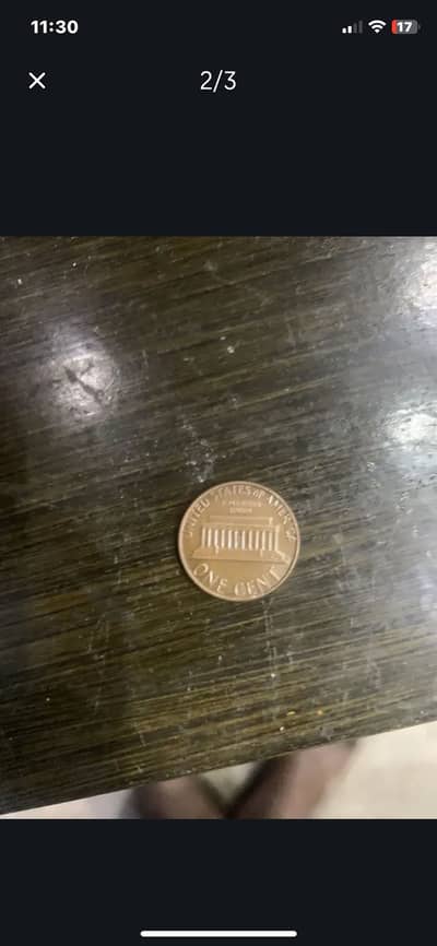 1982-D Lincoln penny (1 cent