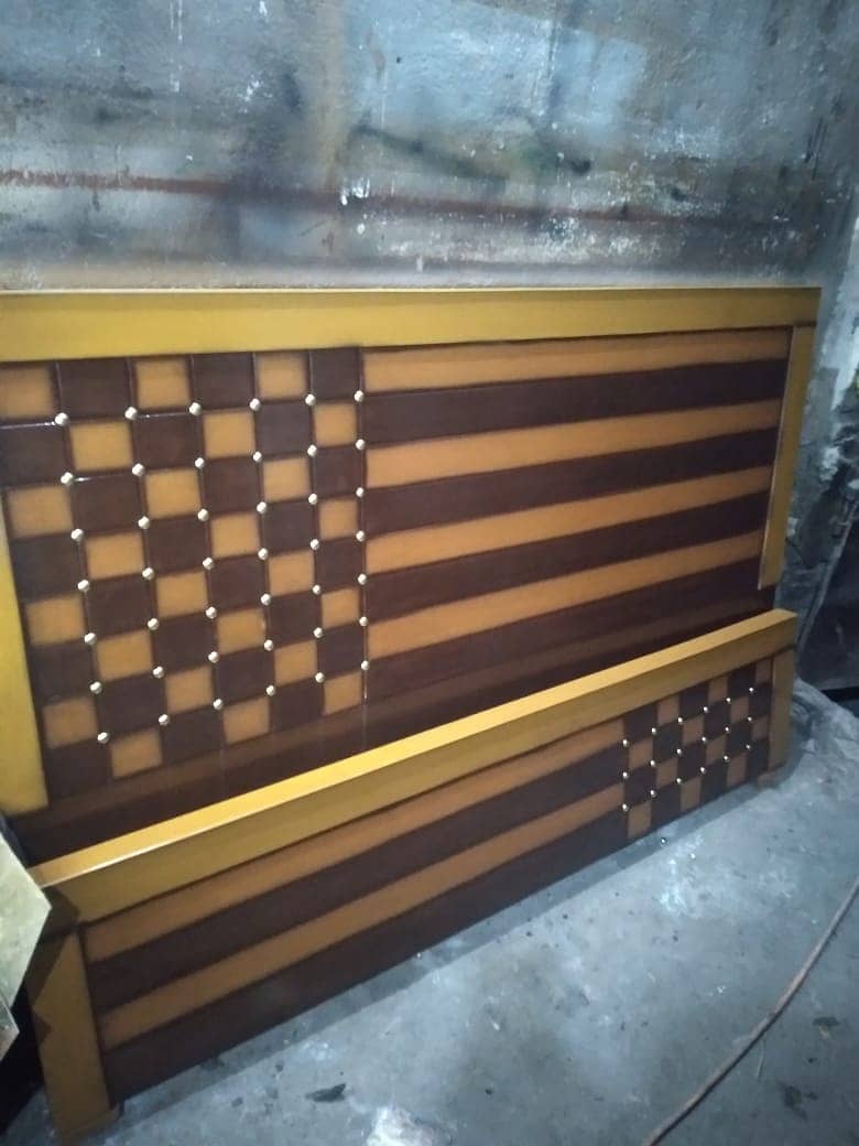 Bed, Wooden Bed, Double Bed, Single Bed, Bed Set, New Bed, Furniture ...