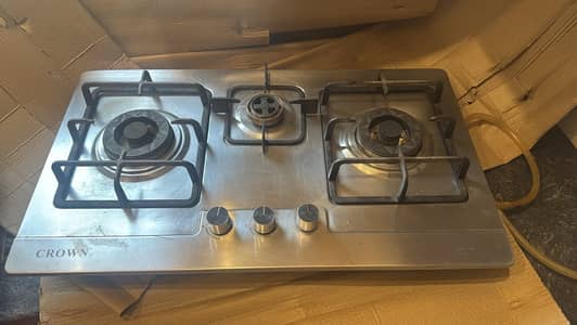 CR-7S 3 Burner Gas Stove – Natural Gas