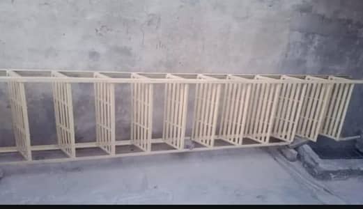 Heavy Duty Iron Rack / Steel Shelf - 12 Feet Long & 3 Feet Width