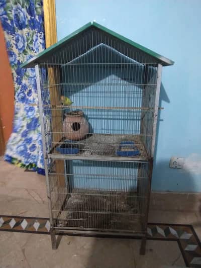 birds/parrots cage 2-Portion