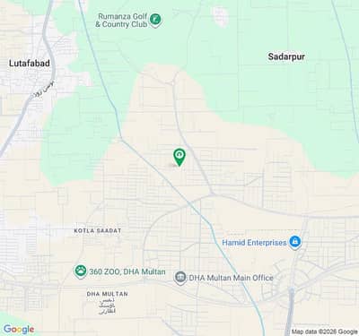 Premium 2 Kanal Residential Plot for Sale in Sector A, DHA Multan Phase 1 | Prime Location Near Rumanza Golf, Park & Commercial