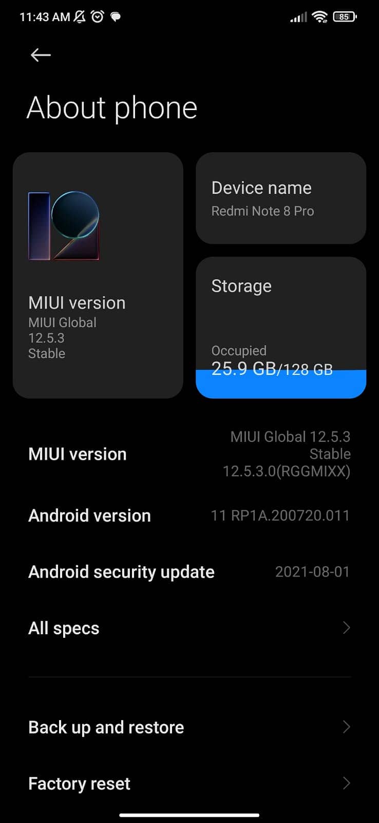 Xiaomi Redmi Note 8 Pro 10