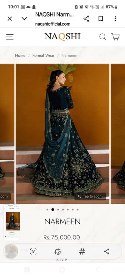 selling this naqshi lehenga