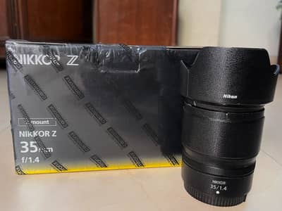Nikon Z 35mm f1.4 brand new lens