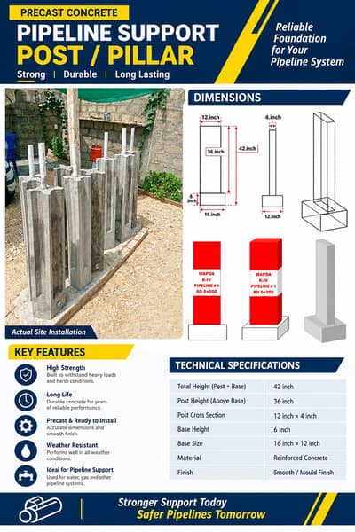 High Quality Precaste Boundary Wall Pillars For Sale Affordable Rates