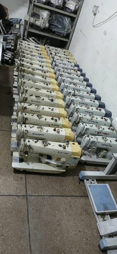 WE DEAL IN ALL TYPE OF INDUSTRIAL SEWING MACHINES