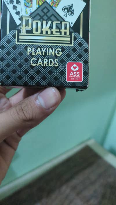 premium poker card imported from Germany