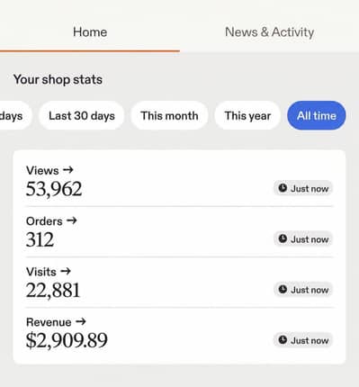 Etsy Job
