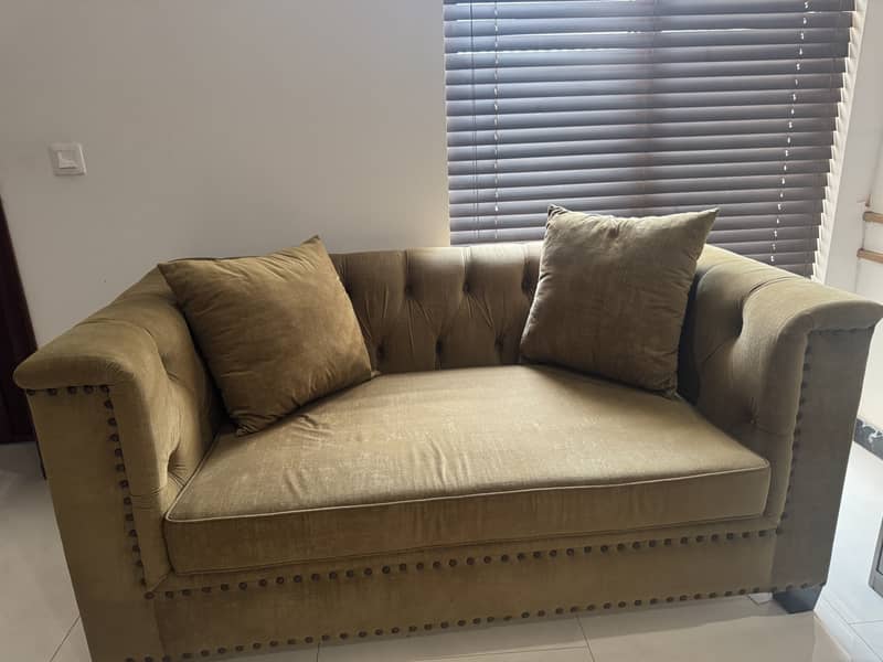 3+2 sofa set almost brand new 1