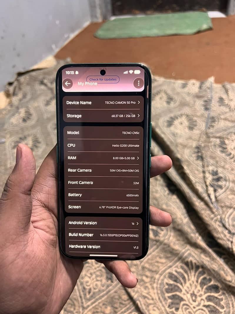 Tecno camon50 pro 5g 1