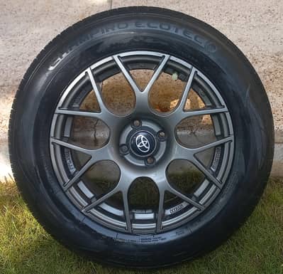 Rims with tyres
