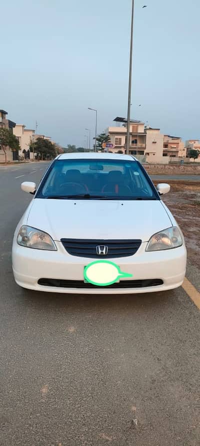 Honda Civic 2002 for Sale | VTi Oriel | White Color | Android LCD