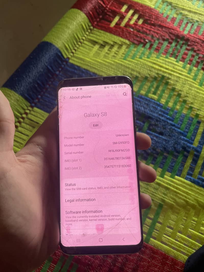 Samsung Mobile S8 6