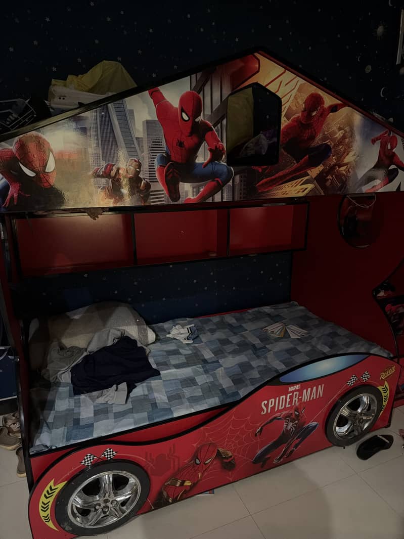 Spider-Man bunk bed 0