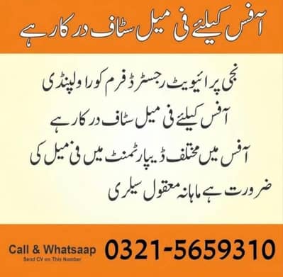 Female Staff Required