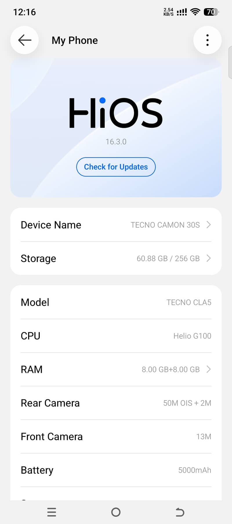 Tecno CAMON 30S 0
