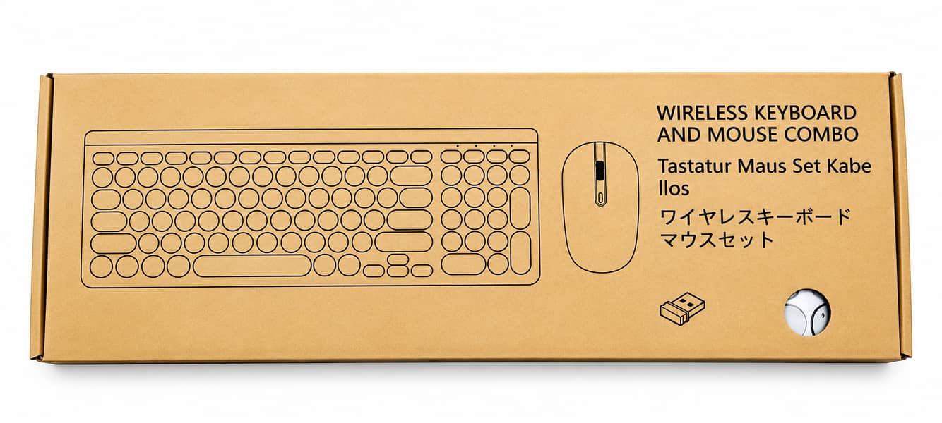 WIRELESS KEYBOARD + MOUSE COMBO 0