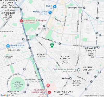 Prime Location Commercial Plot Sized 87 Marla In Gulberg 3 - Block H