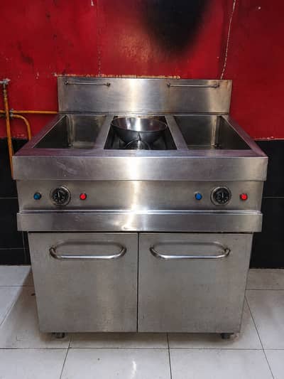 Fast food Restaurant Equipment for sale complete hotplate fryer